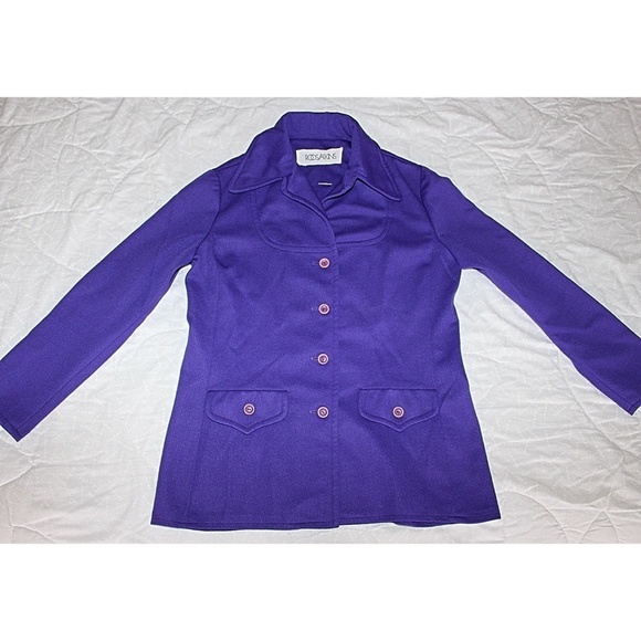 Vintage Women's Lib Jacket - Dagger Collar, Poly - Picture 4 of 11